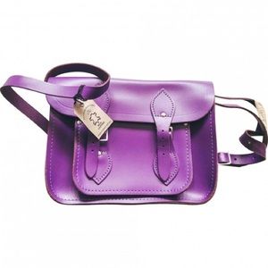 Cambridge Satchel Co. mini size, like new, purple